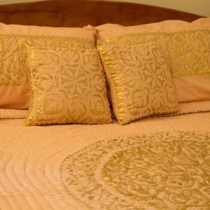 Peach Bridal with gold rilli - Image 3