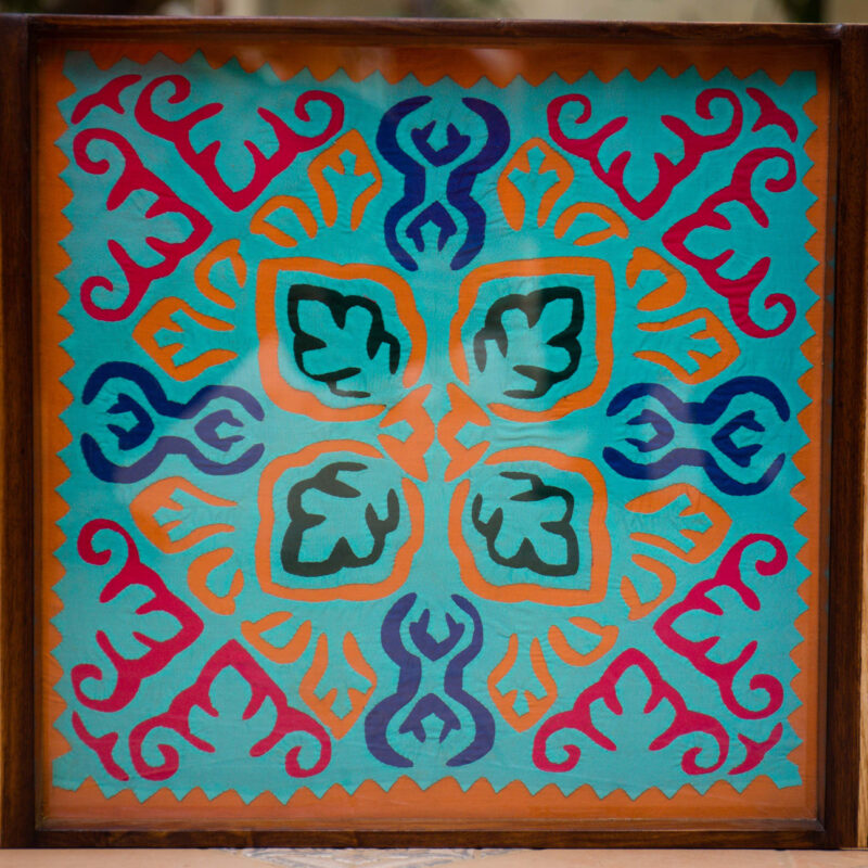 Large Firozi and Navy