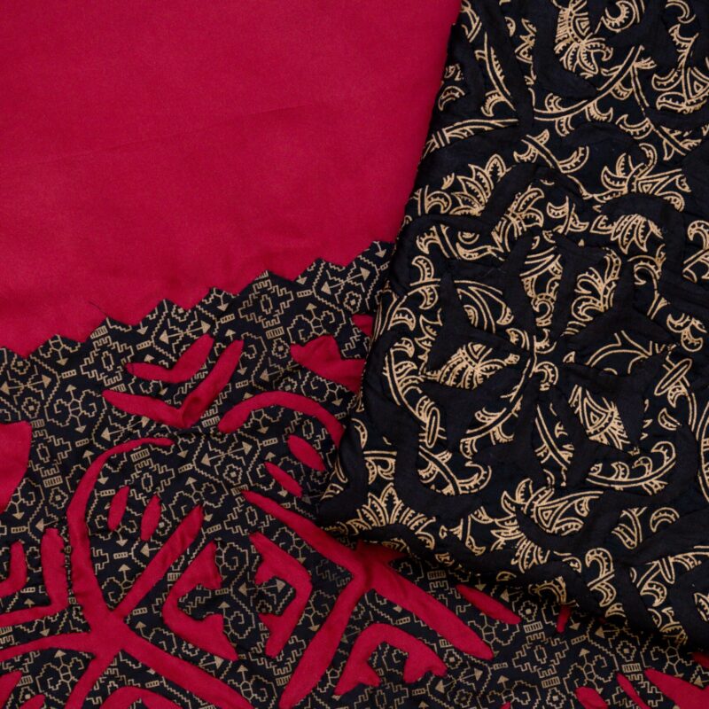 Silk Sari with Rilli on the Anchal