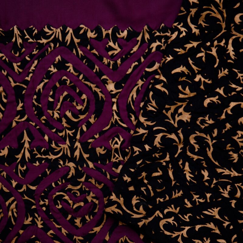 Pure Silk Sari with Rilli on the Anchal