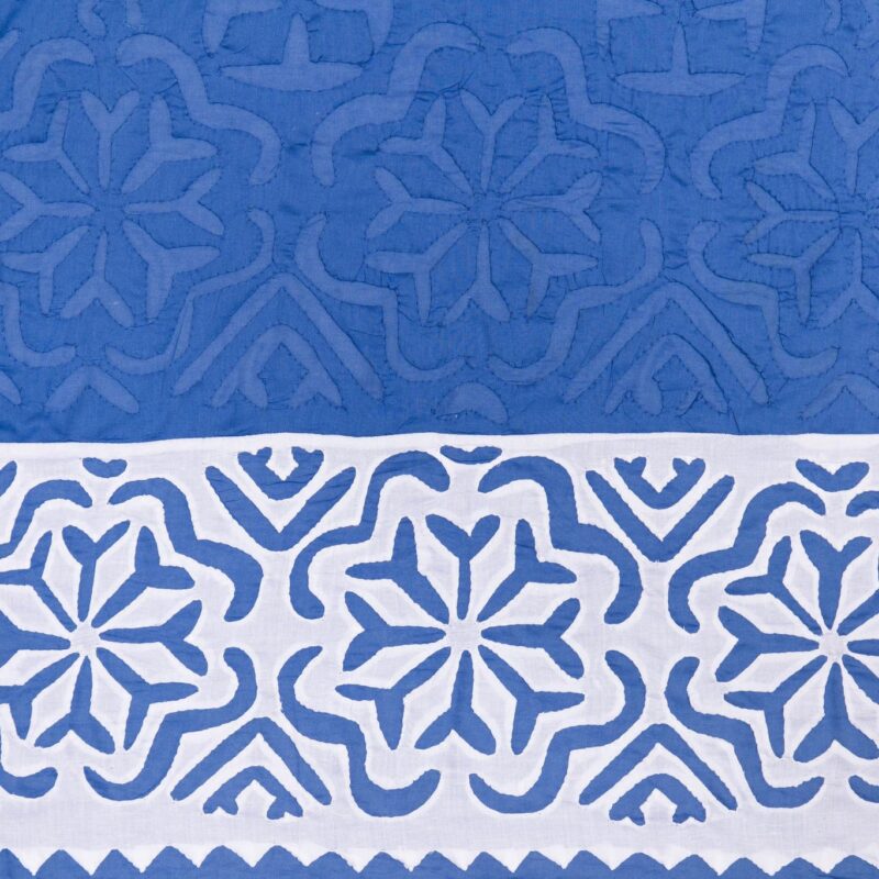 blue rilli with white